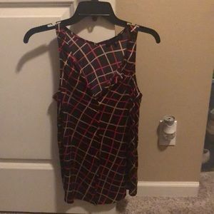 Sanctuary tank top navy and pink small